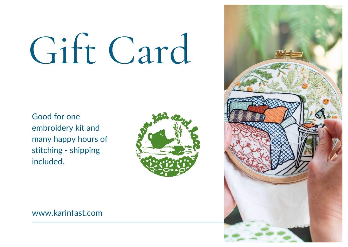 Cream Tea and Lace gift card